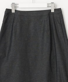 J.PRESS LADIES 【洗える・吸水速乾・接触冷感】リネンツイル スカート