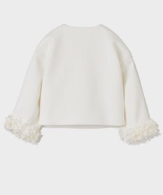 GRACE CONTINENTAL フラワーチュール切替ジャケット