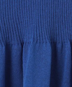 BEIGE， 【洗える】MILANO / リネン混シアーニットAラインワンピース