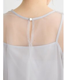 Green Parks ・ＥＬＥＮＣＡＲＥ　ＤＵＥ　チュールギャザーブラウス