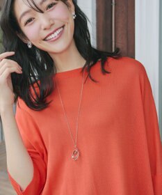 Tiaclasse 【新色追加】サラサラUVシアーニットドルマントップス