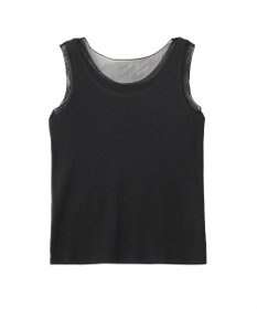 YECCA VECCA チュールMIXリブインナー