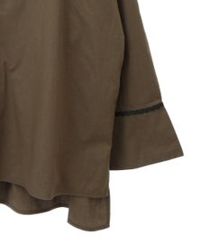 CRAFT STANDARD BOUTIQUE 刺繍入りツイルＶネックチュニック