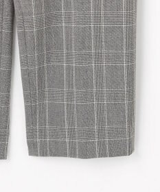 J.PRESS LADIES L アルガンシルク チェック テーパード パンツ