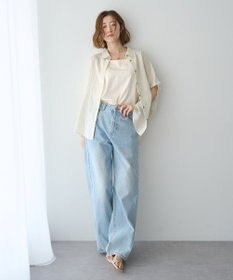 YECCA VECCA ストライプ柄シャツ