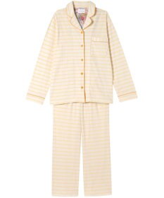 une nana cool 【綿100%】コットンボーダーパジャマ MADE WITH LIBERTY FABRIC