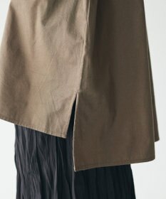 CRAFT STANDARD BOUTIQUE 刺繍入りツイルＶネックチュニック