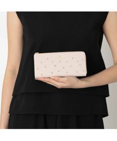 LANVIN en Bleu リュクサンブールハート Lファスナー長財布