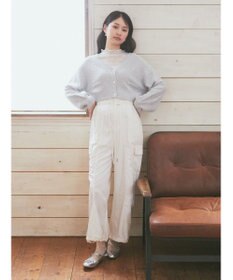 earth music&ecology ポコポコヤーンショートカーディガン