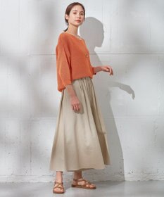 ANY 【洗濯機可能】ドライタッチニットプルオーバー