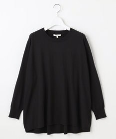 自由区 L 【WEB限定カラーあり】レーヨンストレッチ ニットT