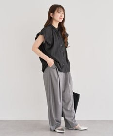 Green Parks ・ＥＬＥＮＣＡＲＥ　ＤＵＥ　ボウタイフレンチブラウス