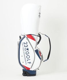 23区GOLF 【UNISEX】セルフスタンドバッグ内蔵キャディバッグ キャリー付き 練習や電車移動に◎