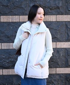 KWD 【日本製/高品質ダウン】STAND COLLAR DOWN VEST ダウンベスト