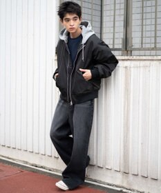 WEGO 【ユニセックス着用ITEM】パテッドフードMA－1