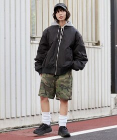 WEGO 【ユニセックス着用ITEM】パテッドフードMA－1