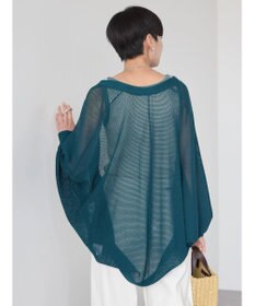 AMERICAN HOLIC ニュアンスメッシュニットカーディガン