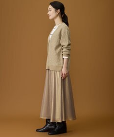 自由区 S 【SHIHOさん着用】ラメツイード カーディガン