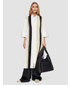 JOSEPH 【洗える】ポプリンカラーブロック　シャツドレス