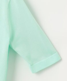 自由区 【アンサンブル対応・洗える】シャインハイゲージ5分袖 ニット