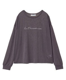 Green Parks シアーロゴ長袖プルオーバー