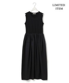 ICB L 【WEB限定・洗える】 リブコンビタイプライター ワンピース