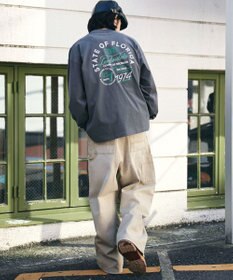 WEGO 【ユニセックス着用ITEM/MLサイズ展開】ヴィンテージライクグラフィックT（LS）