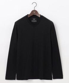 JOSEPH ABBOUD 【サスティナブル素材/柔らかな肌触り/ジャパンファブリック】 コットンラフィー Vネック Ｔシャツ