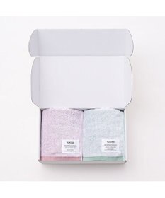 PRESENTERS ROOM YUKINE / フェイスタオル2枚セット(aka×midori)