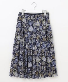 自由区 【速乾性・放湿性・防シワ性】サラサプリント タックスカート