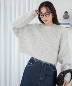 WEGO ブラッシュニットショートプルオーバー