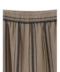 CRAFT STANDARD BOUTIQUE リネンレーヨンストライプイージーパンツ