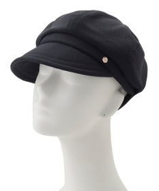 MOONBAT 【日本製/洗える/サイズ調整】フルラ (FURLA) ロゴチャーム付 キャスケット