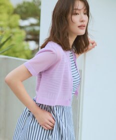 TOCCA 【星風まどかさん着用】SHEER JEWEL KNIT シアーニットカーディガン
