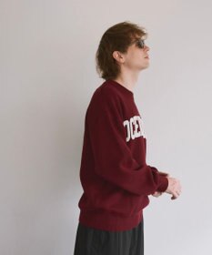 OP／FILA 【ocean pacific】サガラ刺しゅうロゴクルーニット/メンズ