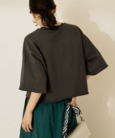 AMERICAN HOLIC ミニ裏毛5分袖プルオーバー