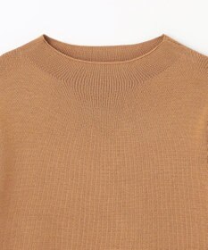 ANY 【マシンウォッシュ】モックネックパフスリーブニット