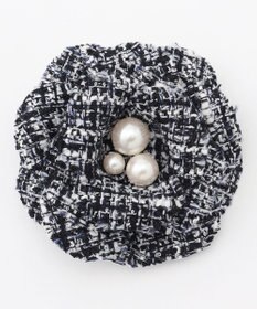 組曲 ツイードパールコサージュ