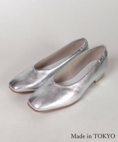 Dominic3 シープレザー バックゴムソフトパンプス