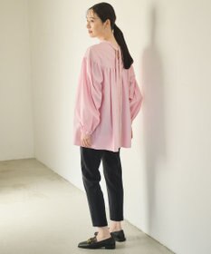 #Newans 【アイロンいらず】バストカットギャザーブラウス