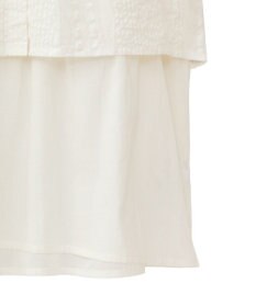 Green Parks Ｉ　ＳＥＴ２点　ギャザーシャツ＋布帛インナー