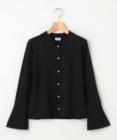 組曲 L フレアスリーブニットポロ