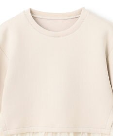 UNFILO 【110-150cm】BEAUTY FORM JERSEY ペプラムスウェット