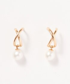 Phoebe 【K10】クロッシングパールピアス