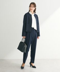 Green Parks ef-de タックテーパードパンツ