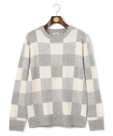 J.PRESS MEN 【Cash Lamb’s Wool】クレイジーパターンニット / クルー