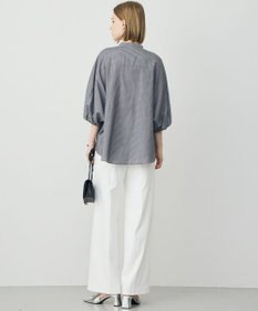 ICB L ソフトコットンローン シャツブラウス