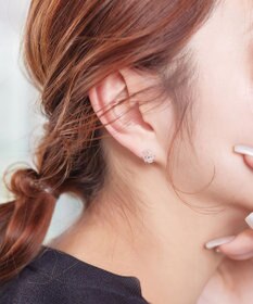 Tiaclasse 【金属アレルギー対応】シャイニーストーンジルコニアピアス