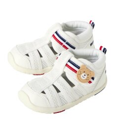 MIKI HOUSE HOT BISCUITS 【13-17cm】ダブルラッセル 水抜けサンダル