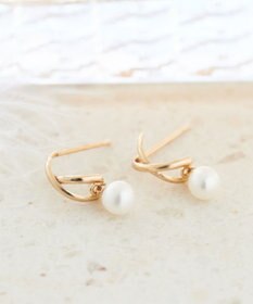 Phoebe 【K10】クロッシングパールピアス